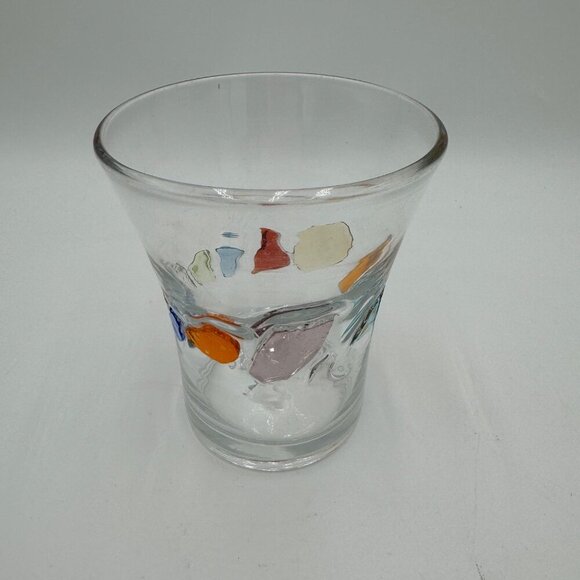 Hand Blown Fused Art Glass Flared Tumbler - Picture 1 of 6